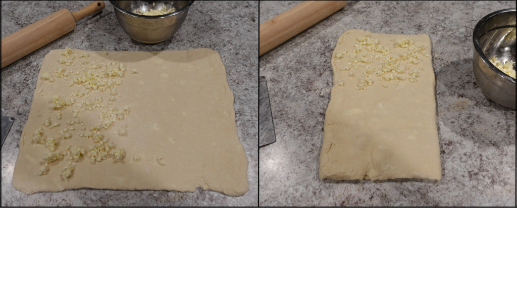 Butter layers to make out biscuits extra buttery