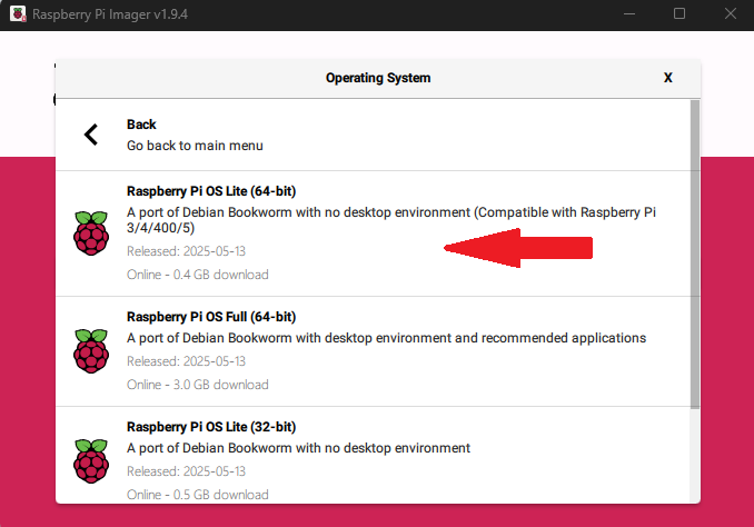 Choosing your Raspberry Pi OS